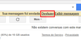 Como cancelar um e-mail enviado no Gmail