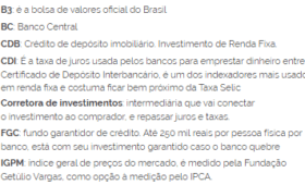 Dicionário Financeiro para Investimentos