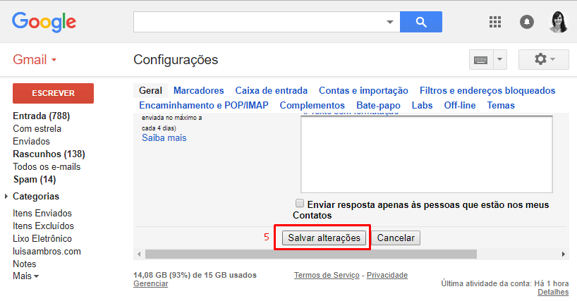 desfazer e cancelar envio de e-mail do gmail5