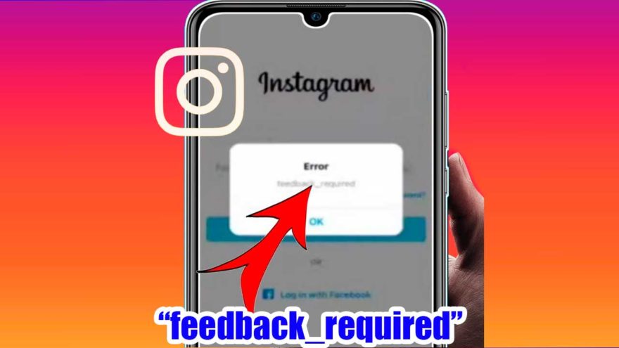 feedback_required erro instagram login conta desativada temporariamente