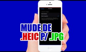 Como mudar HEIC para JPG no iPhone