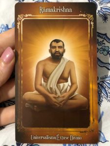 Ramakrishna em carta do Tarot dos Grandes Mestres da Humanidade